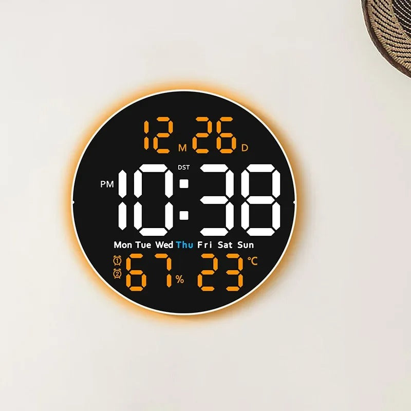 10-Inch Smart LED Digital Wall Clock – Modern Room Decor
