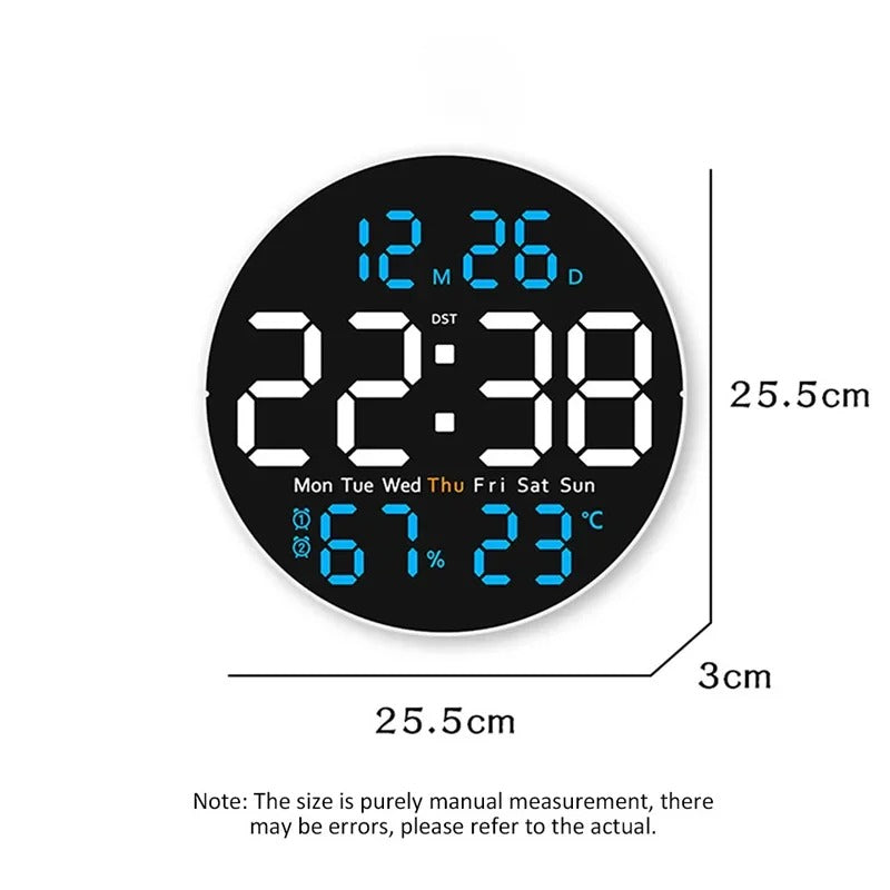 10-Inch Smart LED Digital Wall Clock – Modern Room Decor