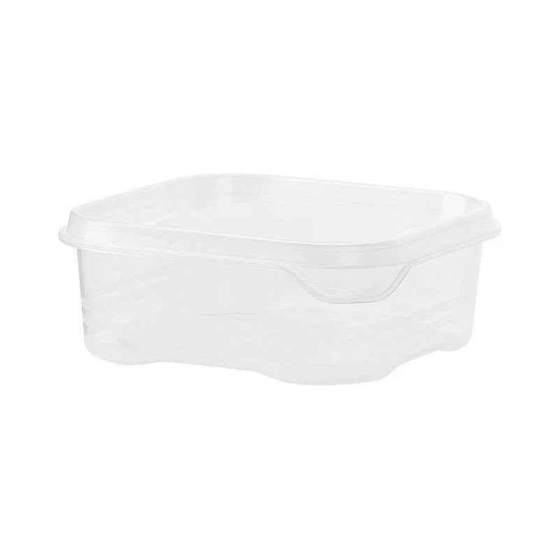 Pack of 3 Transparent Stackable Refrigerator Storage Bins
