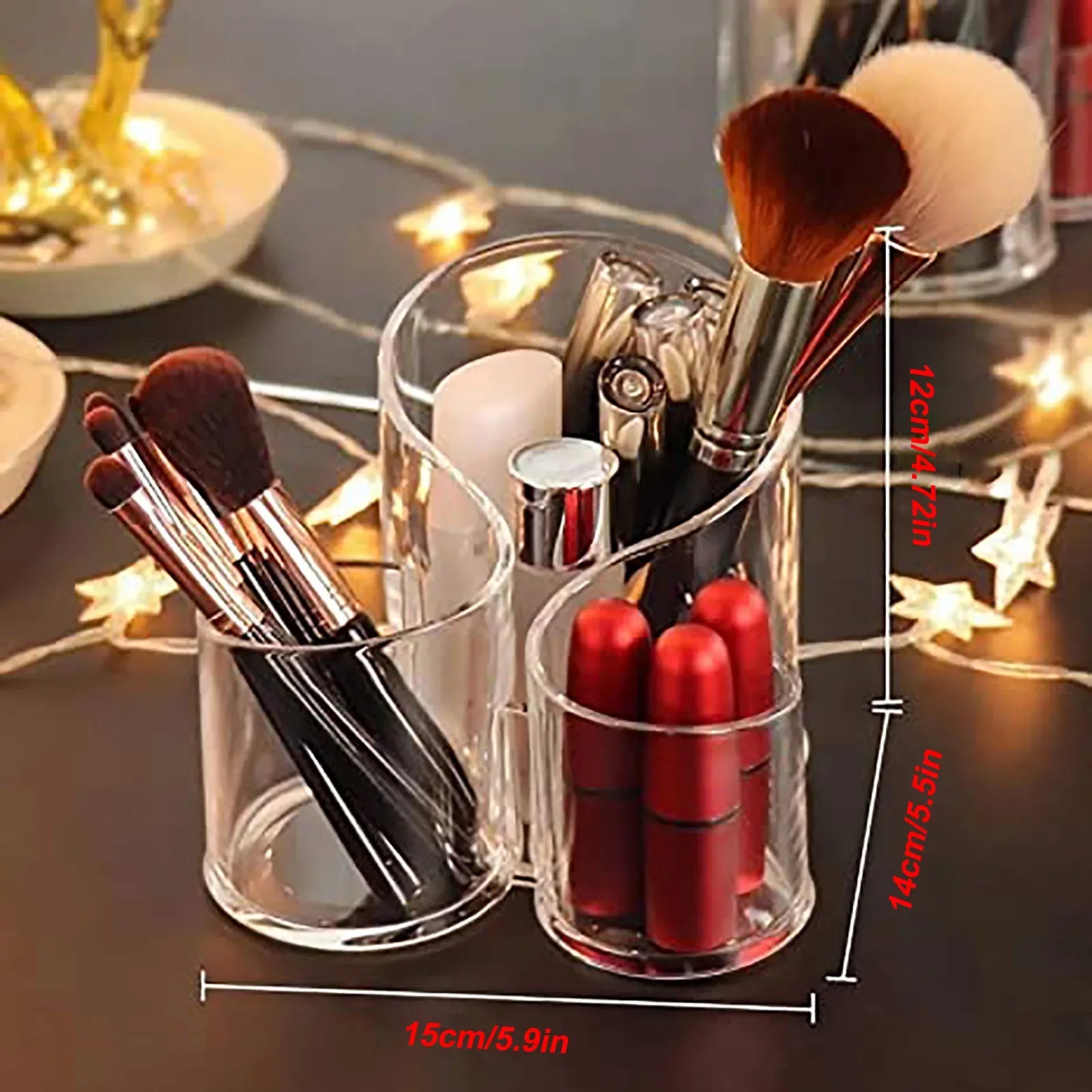 Acrylic Makeup Brush Holder for Organizing