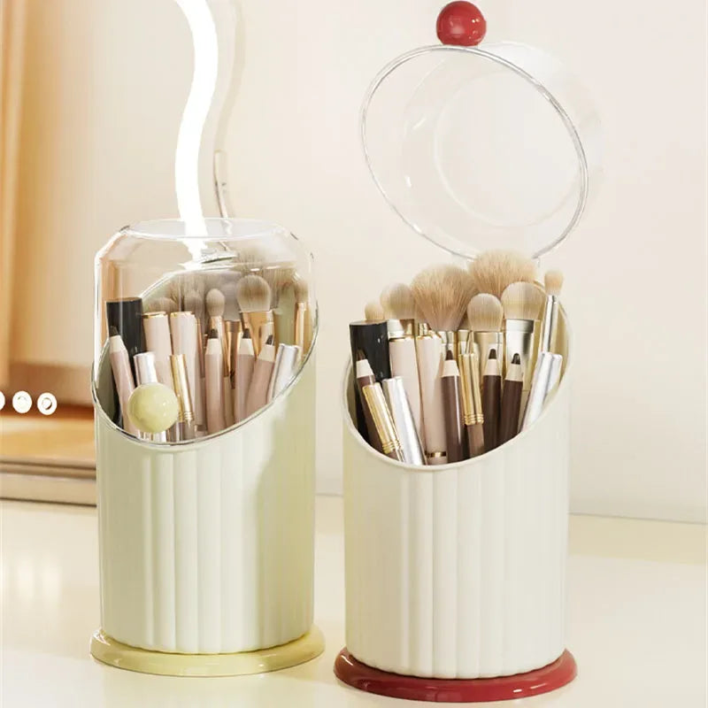 Makeup Brush Storage Box Cylinder Organizer