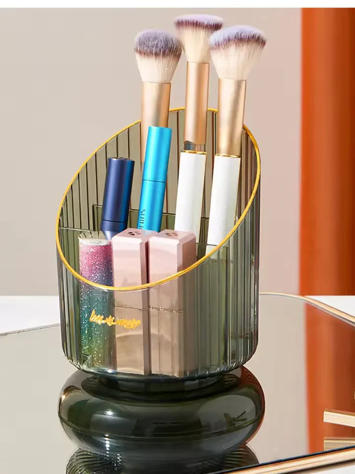 Makeup Brush Storage Organizer with Multi-Compartment