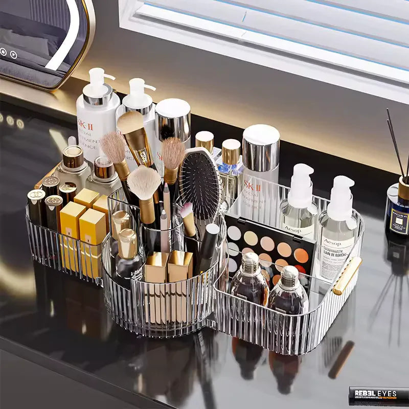 Makeup Organizer Box for Vanity - Clear Storage