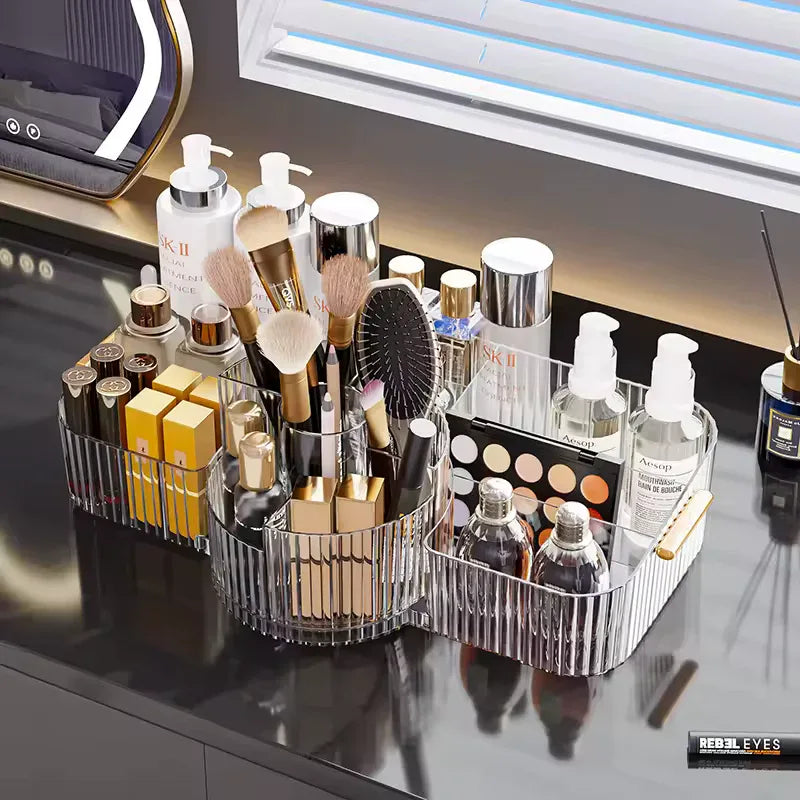 Makeup Organizer Box for Vanity - Clear Storage