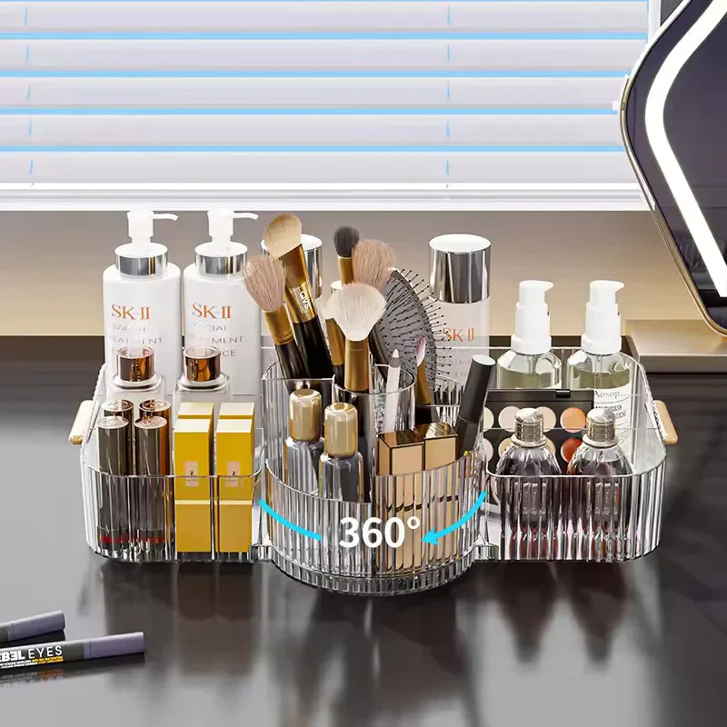 Makeup Organizer Box for Vanity - Clear Storage