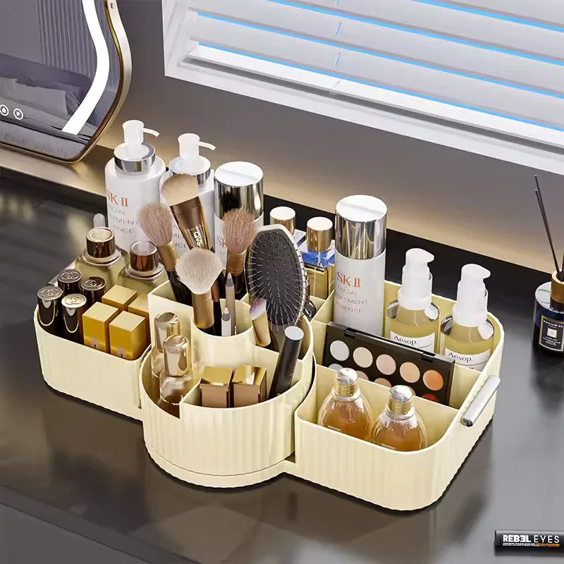 Makeup Organizer Box for Vanity - Clear Storage