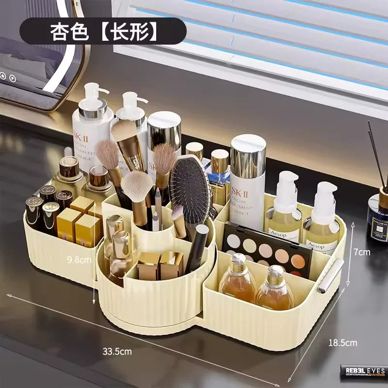 Makeup Organizer Box for Vanity - Clear Storage