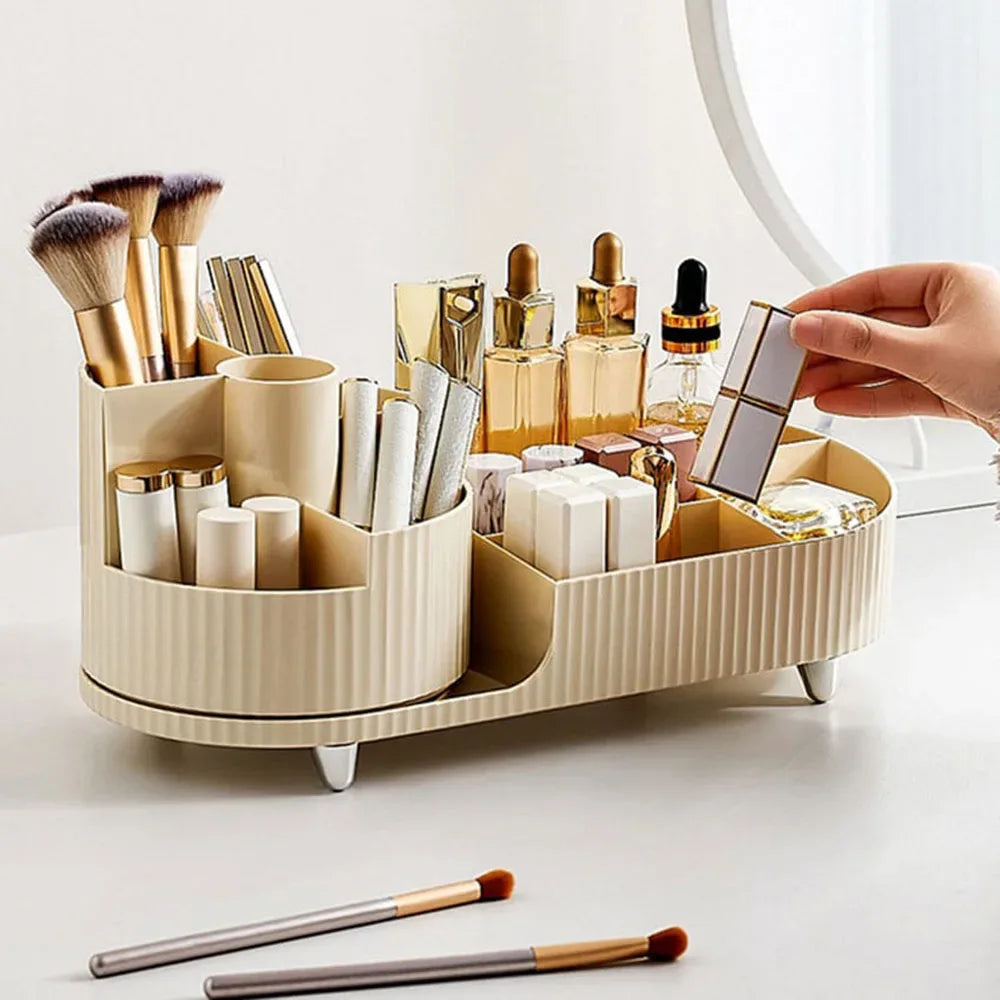 Makeup Organizer for Vanity with Multiple Compartments