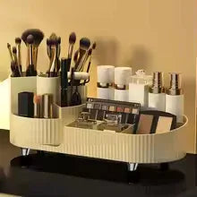 Makeup Organizer with Compartments - Cosmetic Storage Rack