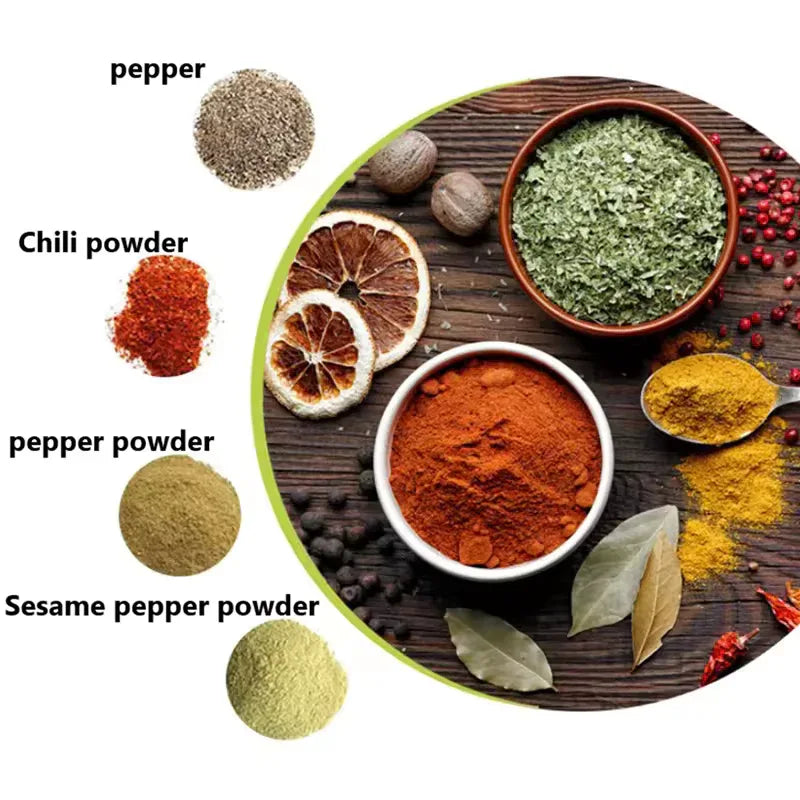 Manual Salt and Pepper Grinder Set - Colorful Kitchen Mills
