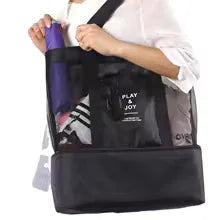 Large Mesh Beach Bag with Pockets - Spacious & Durable