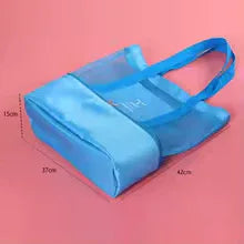 Large Mesh Beach Bag with Pockets - Spacious & Durable