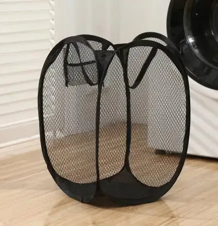 Mesh Foldable Laundry Basket – Lightweight & Portable