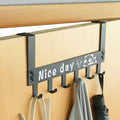 Over The Door Hanger Rack with 6 Hooks