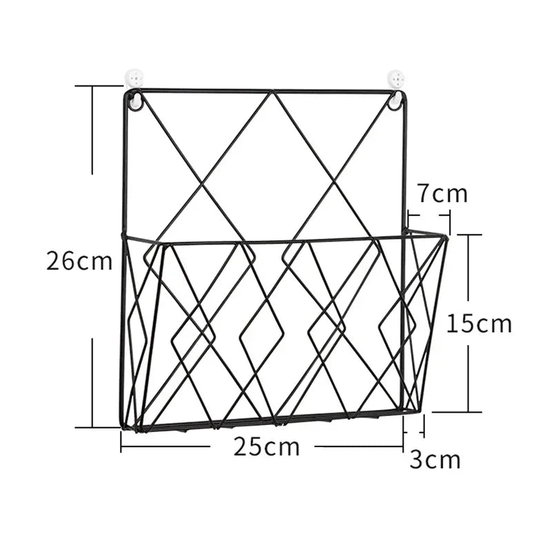 Metal Wall Mounted Rack for Home Storage