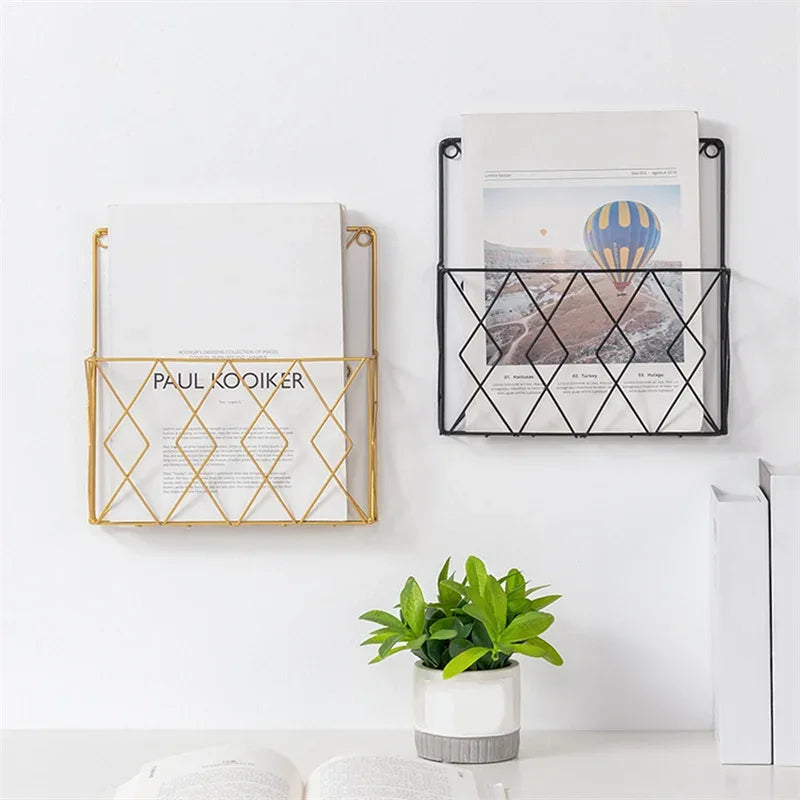 Metal Wall Mounted Rack for Home Storage