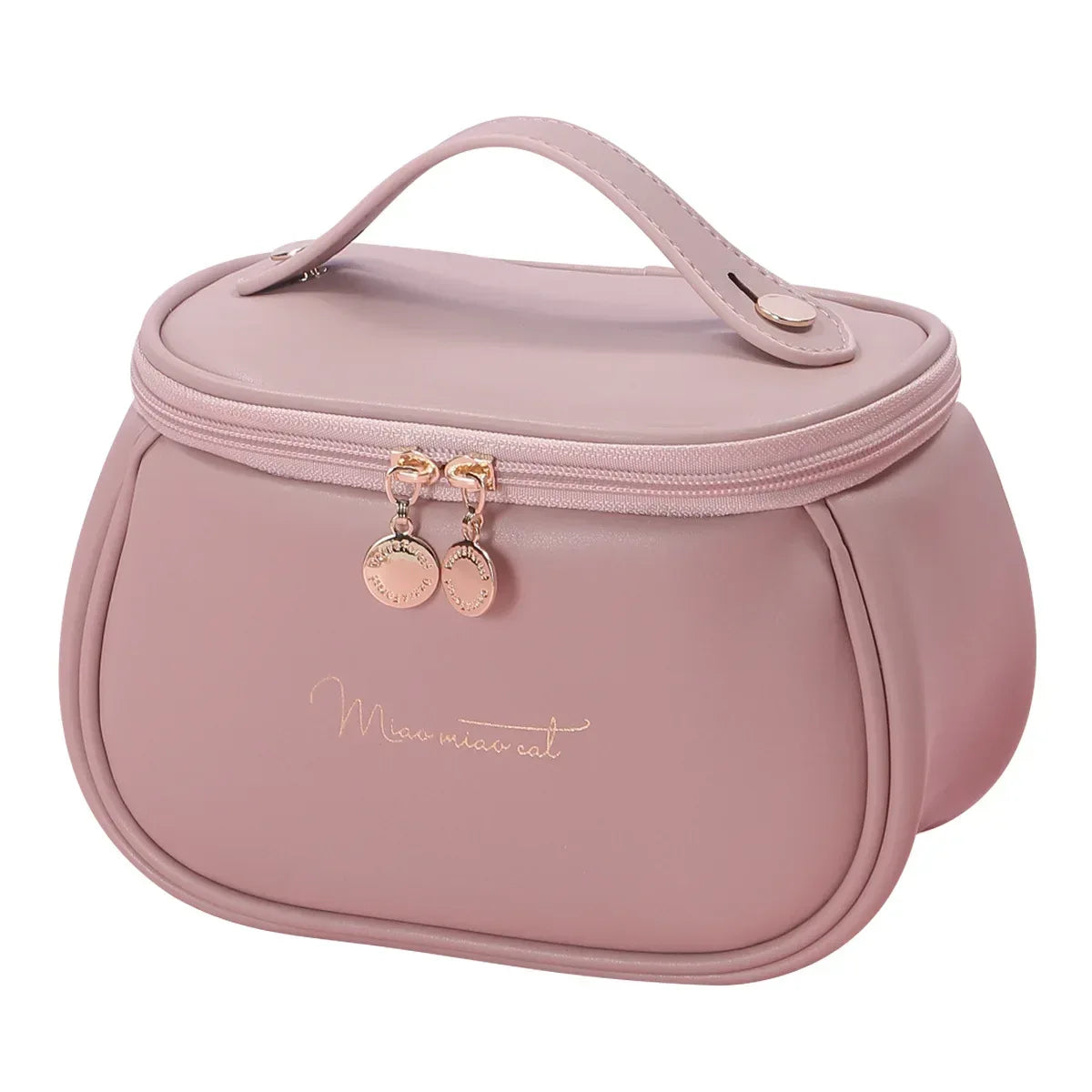 Portable Makeup Case with Zipper - Stylish & Compact