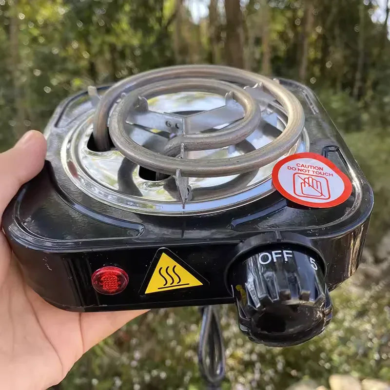 Mini Electric Stove Coal Burner with Adjustable Heat
