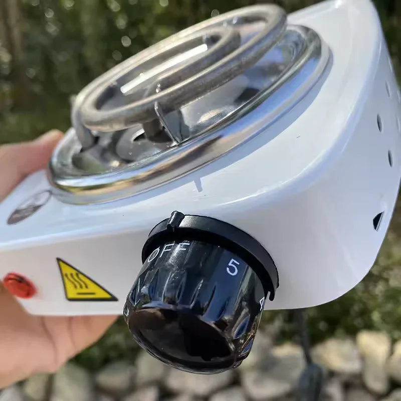 Mini Electric Stove Coal Burner with Adjustable Heat