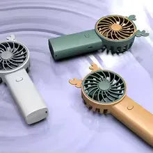 Mini Fan with Phone Stand - Portable & Cute