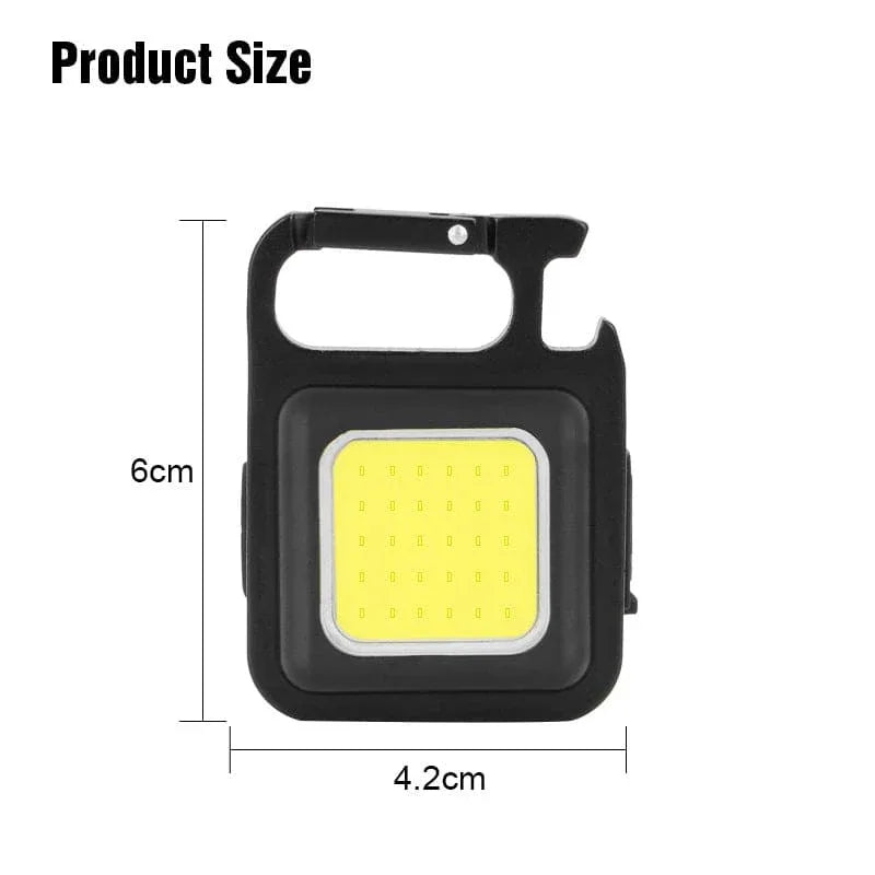Mini LED Flashlight Keychain - Compact & Bright
