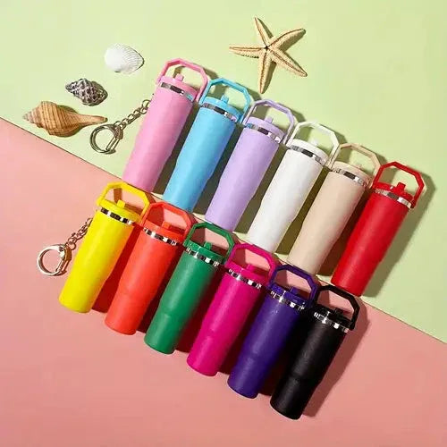 Colorful Mini Tumbler Keychain