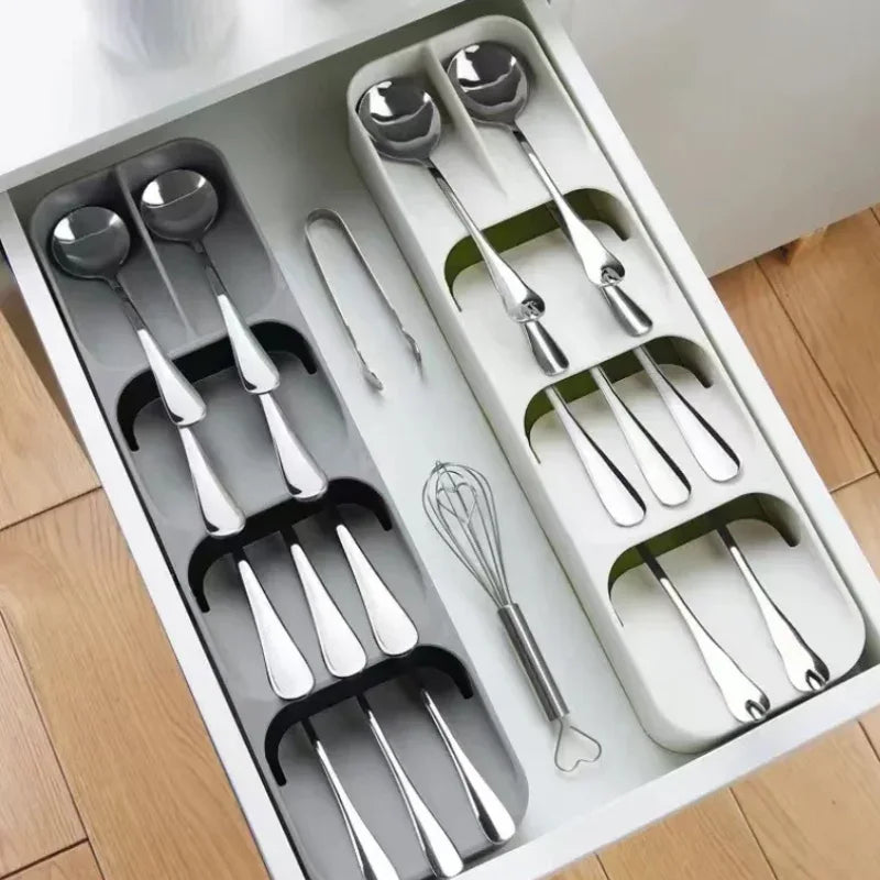 Utensil Tray for Spoons and Forks - Kitchen Organizer