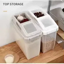 Moisture Proof Rice Storage Container with Wheels