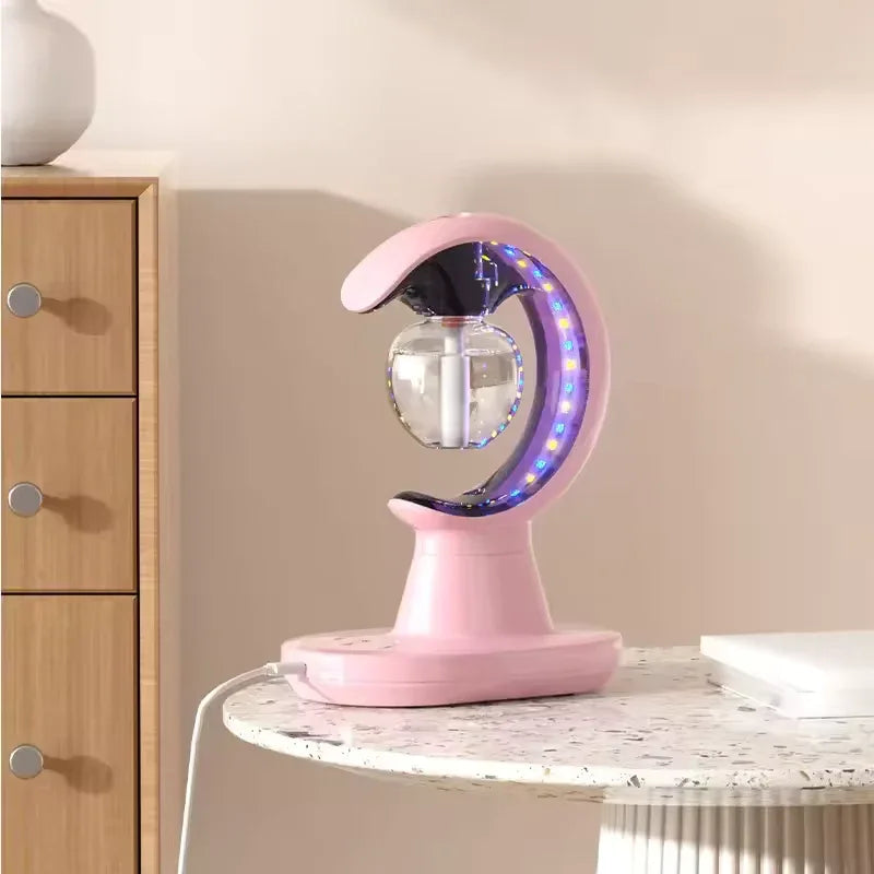 Moon Shaped Humidifier Night Lamp with Mosquito Repellent