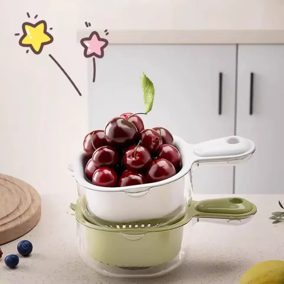 Multi-Functional Household Drain Basket with Handle