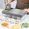 Multi Functional Vegetable Slicer & Grater with cutting board and storage box