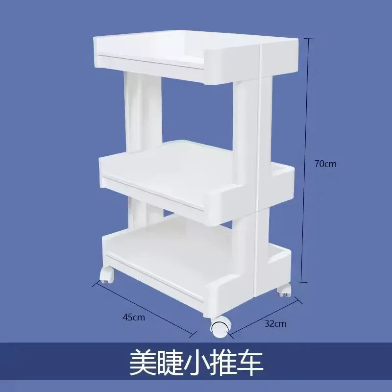 3-Layer Drawer Trolley with Wheels