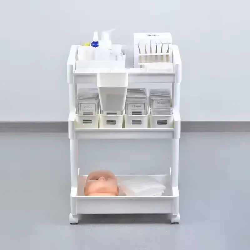 3-Layer Drawer Trolley with Wheels