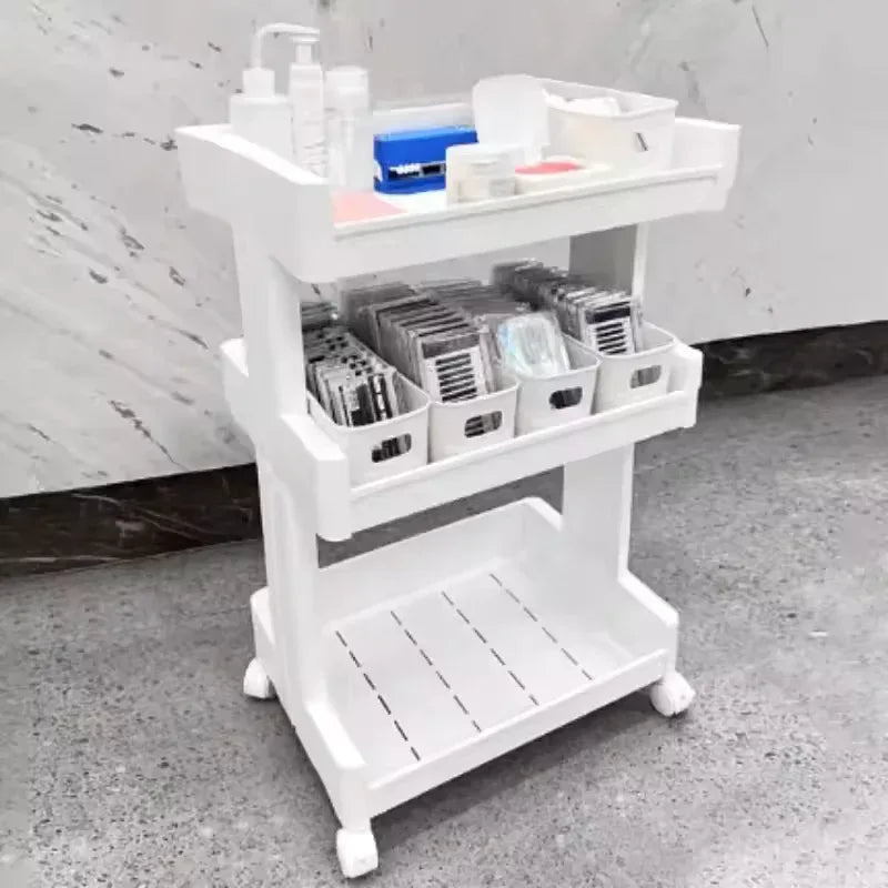 3-Layer Drawer Trolley with Wheels