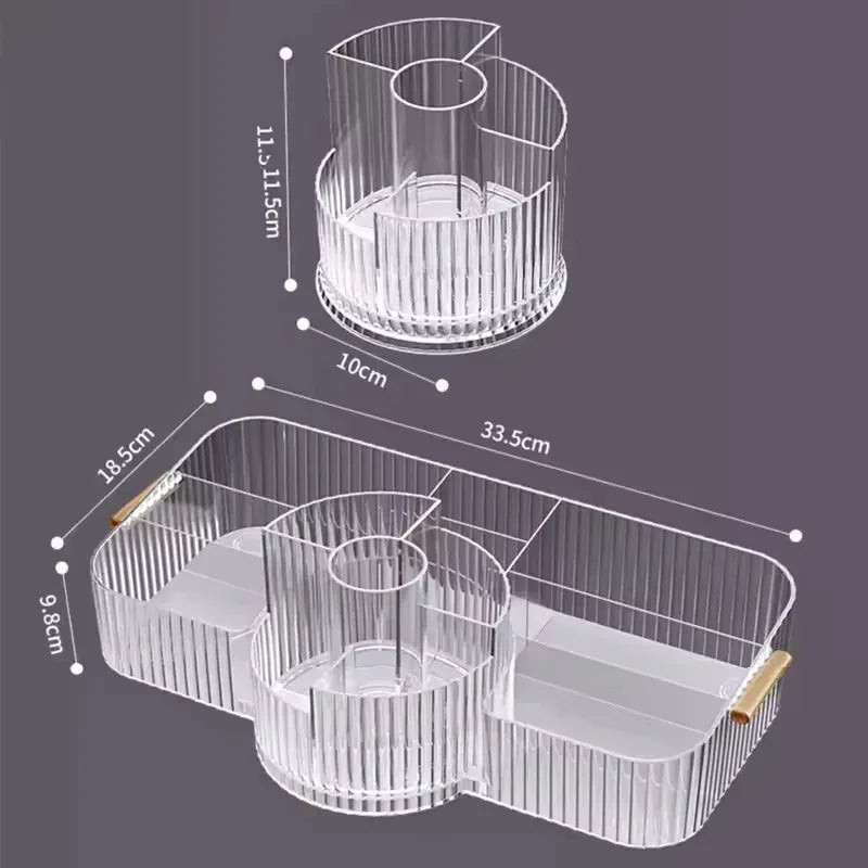 Multi-Layer Makeup Storage Rack Organizer