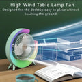 Multifunction Desktop Fan with LED Light