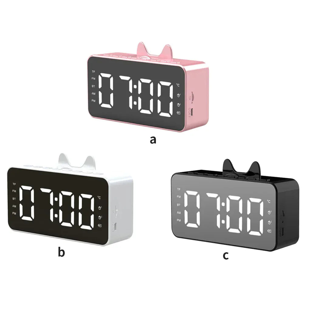 Multifunctional Alarm Clock with Temperature Display