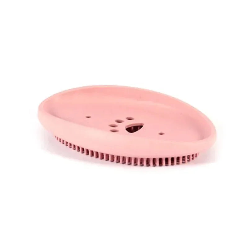 Multifunctional Silicone Soap Box with Brush