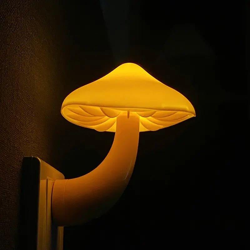 Mushroom Night Light Plug In - Warm Glow