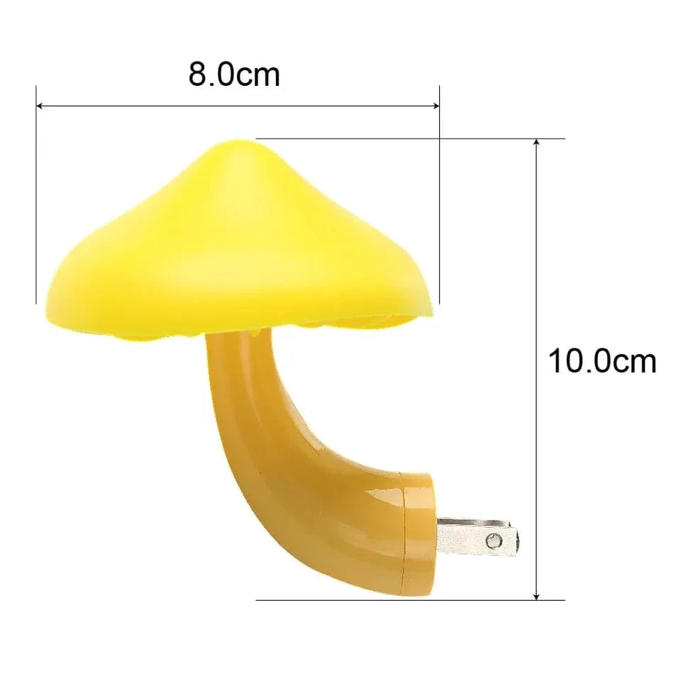 Mushroom Night Light Plug In - Warm Glow