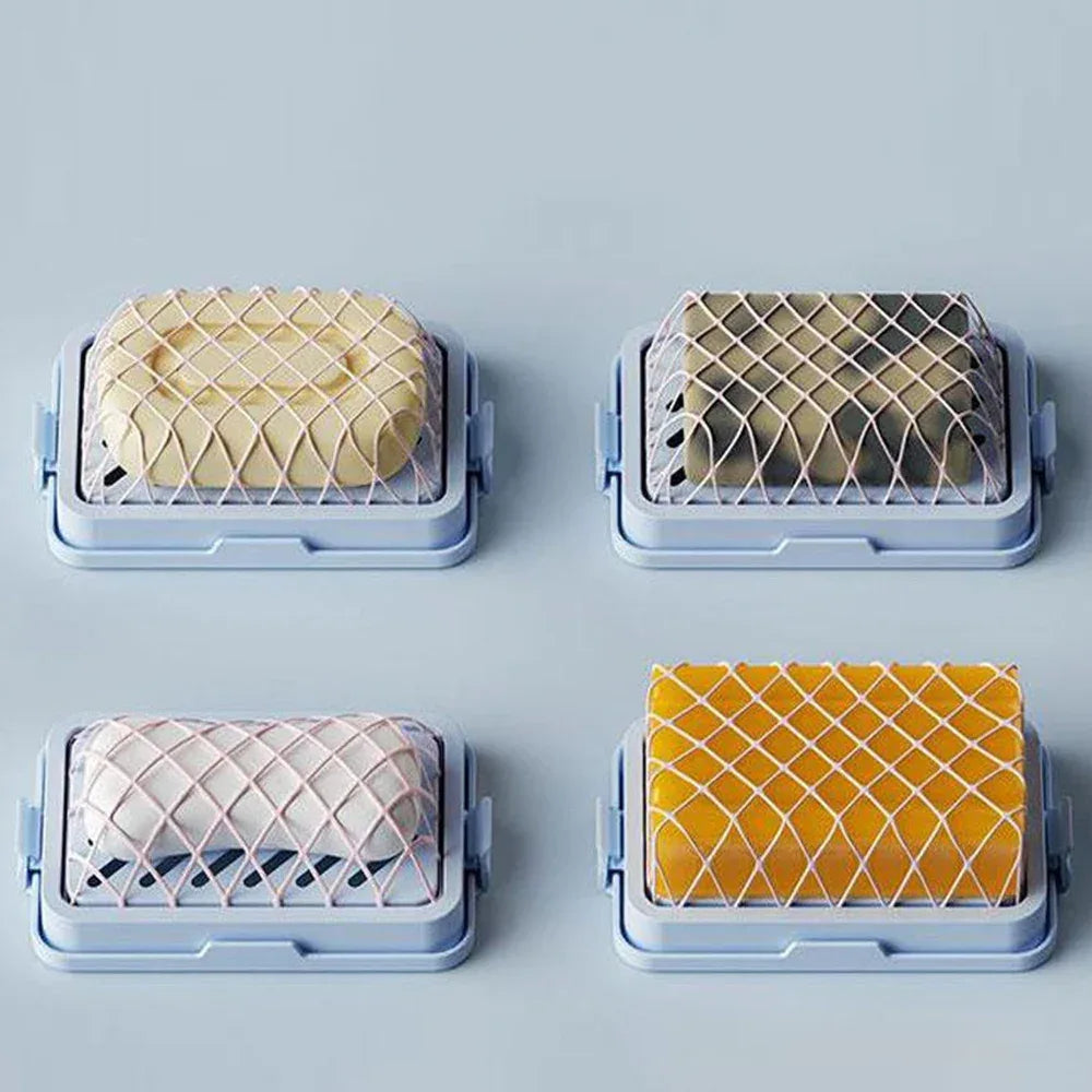 Non Slip Soap Holder with Drain Basket