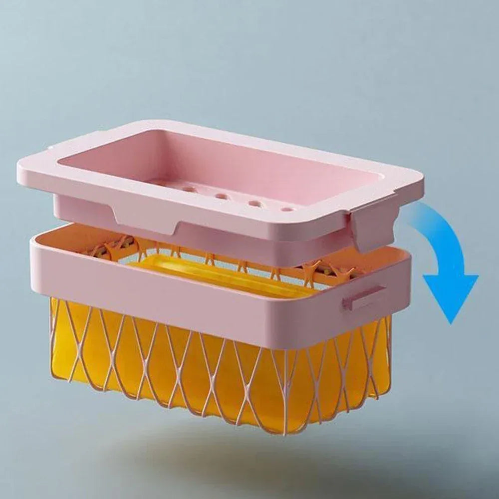 Non Slip Soap Holder with Drain Basket