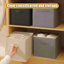 Non-Woven Storage Basket with Handle - Durable & Foldable