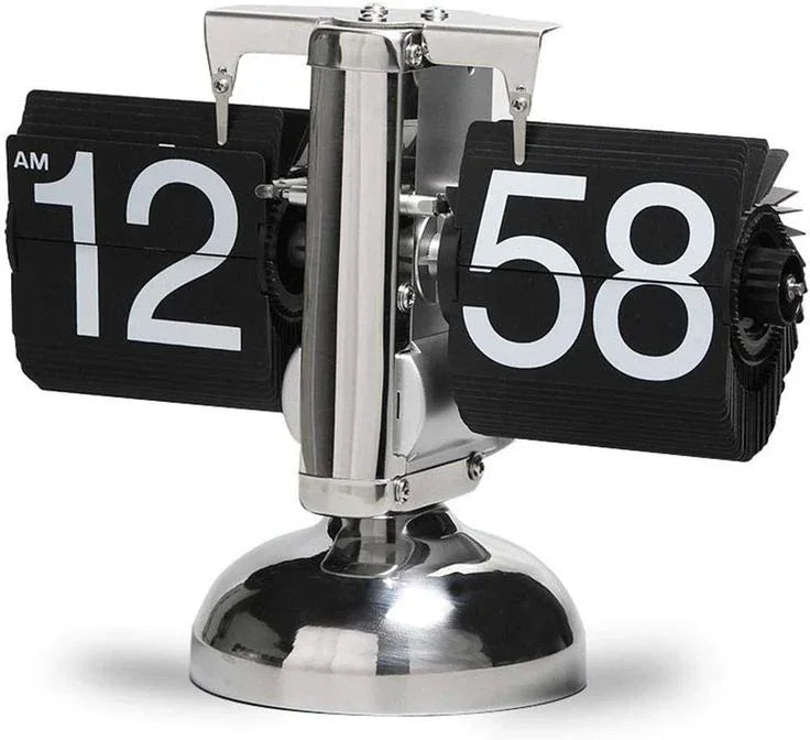 Flip desk clock retro - Metal Vintage Flip Clock