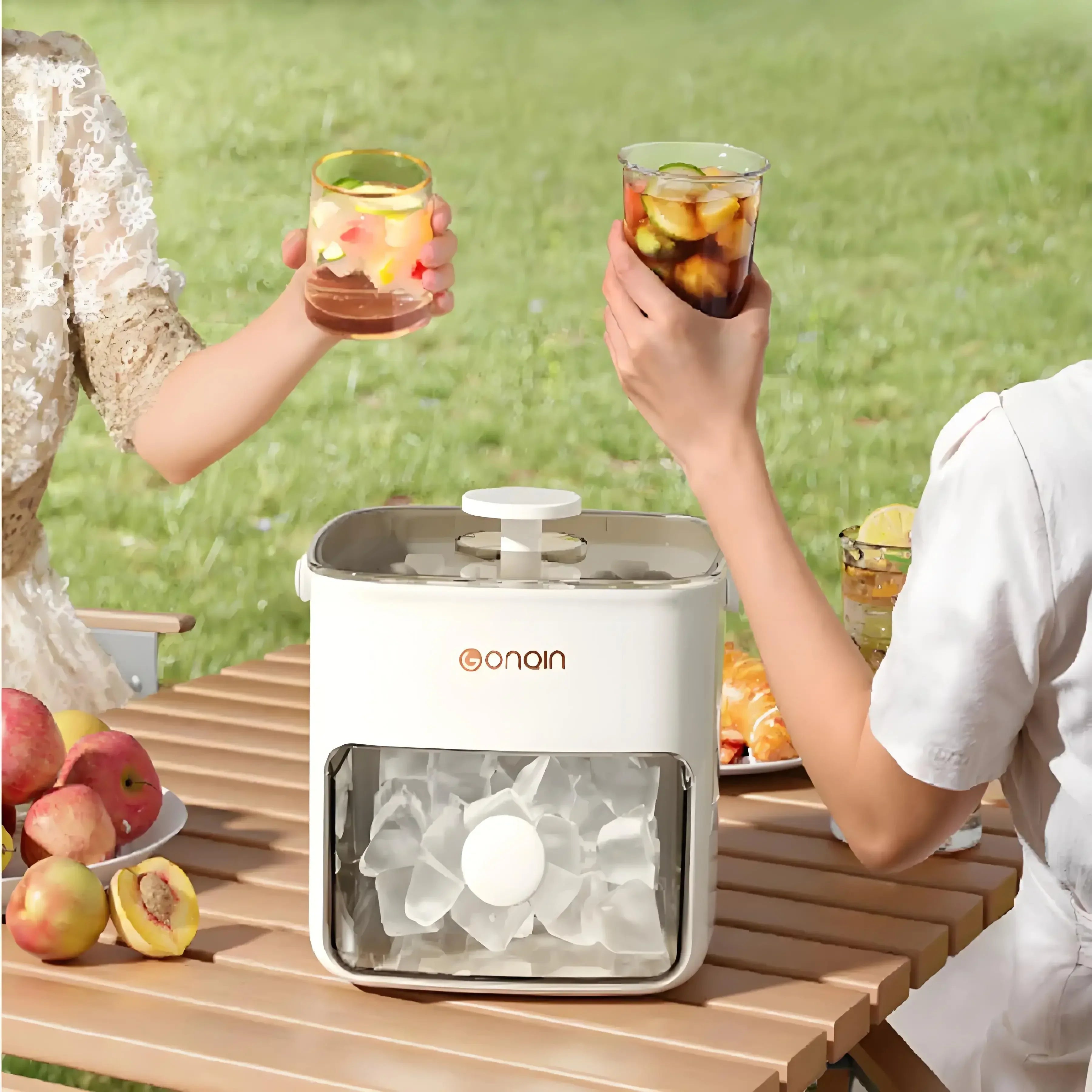 48 Block Ice Cube Machine with Lid - Efficient Ice Storage