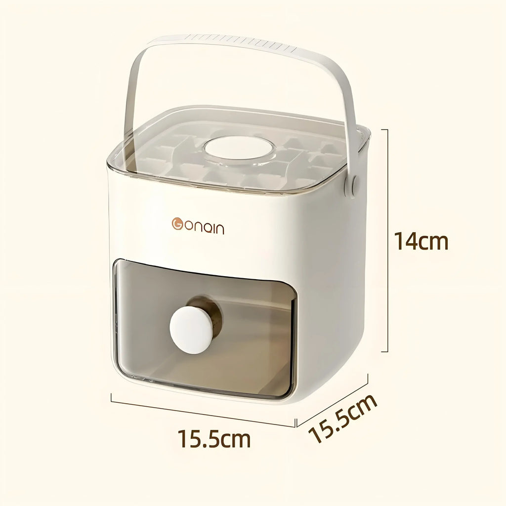 48 Block Ice Cube Machine with Lid - Efficient Ice Storage