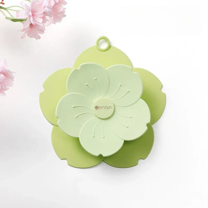 Silicone Drain Cover for Bathroom - Flower Design