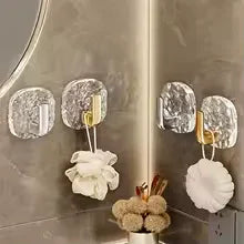 Pack of 4 Self Adhesive Wall Hooks - Durable & Stylish