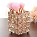 Crystal Makeup Brush Holder Candle Holder