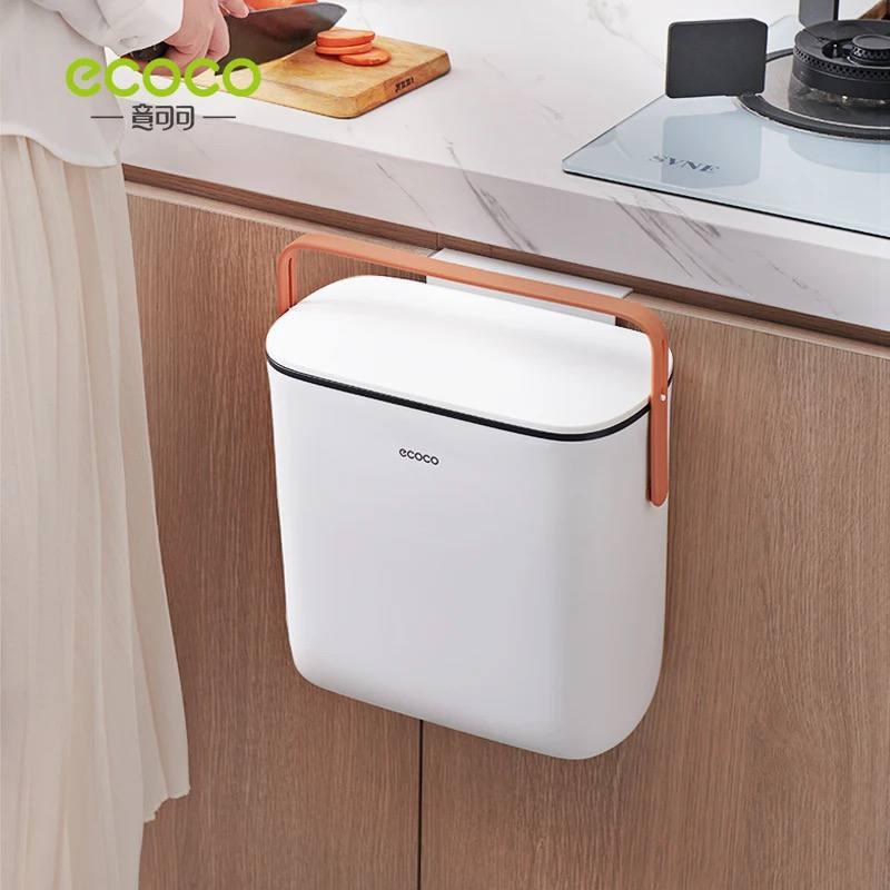 Ecoco Wall Hanging Trash Can – Heavy Duty